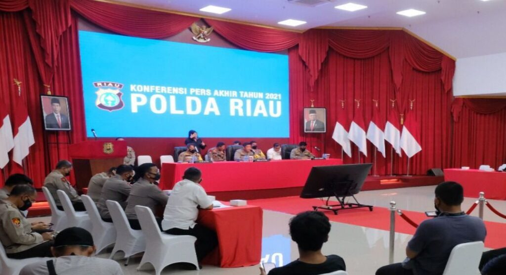 Polda Riau Sukses Ungkap 1.596 Kasus Peredaran Narkotika Dengan Tersangka 2.338 Orang di Tahun 2021