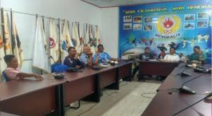 Teks foto : Rapat singkat pengurus PORDI Kabupaten Bengkalis (Istimewa).