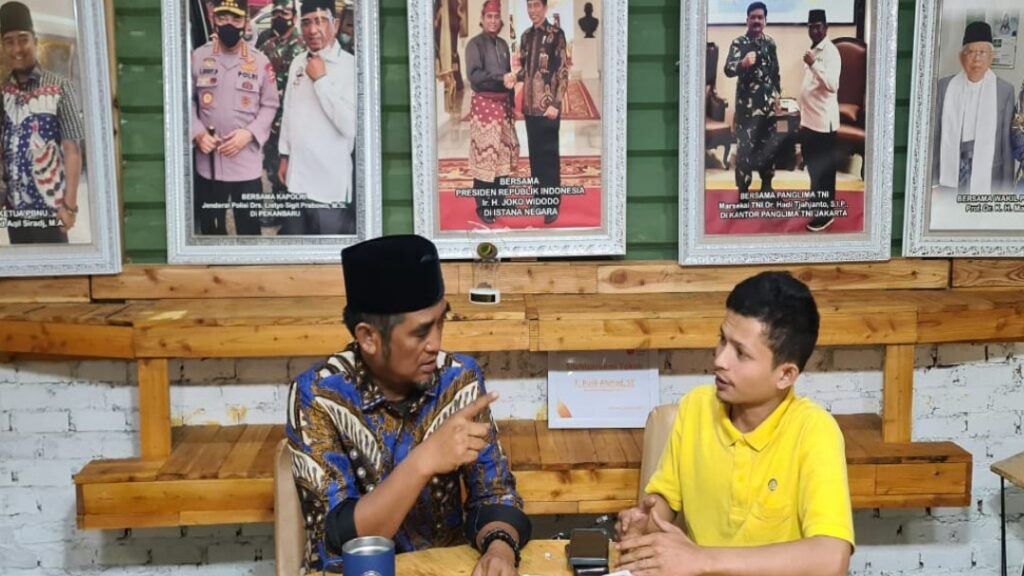Lulusan Terbaik Sekolah Gren Leader KLHK Menghadap Ketua NU Riau Bahas Sinergitas