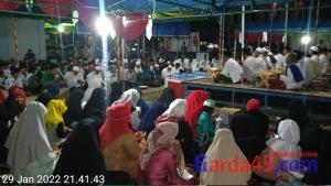 Teks foto : para undangan hadir acara malam puncak  HUT ke-49 PDI Perjuangan Bersholawat Bersama MIA Al-Burdah Baa Khaalish 2002 (foto/Indra).