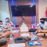 Teks foto : Audiensi LSM Antartika diruang kerja Deputi Pemberdayaan Masyarakat BNN RI, Irjen Pol. Drs. Andjar Dewanto, SH, M.B.A (Istimewa).