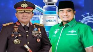 Teks foto : Kapolda Riau Irjen. Pol. Muhammad Iqbal, S.I.K., M.H. bersama Ketua PWNU Riau T. Rusli Ahmad, SE (foto/Indra).