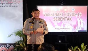 Teks foto : Wakapolda Brigjen Pol Tabana Bangun menyampaikan kasus penyebaran Covid-19 di Riau mengalami peningkatan (Istimewa).