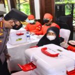 Teks foto : Kapolri Jenderal Listyo Sigit Prabowo tinjau pelaksanaan vaksinasi di Obyek Wisata Taman Bunga Nusantara Kabupaten Cianjur (Istimewa).