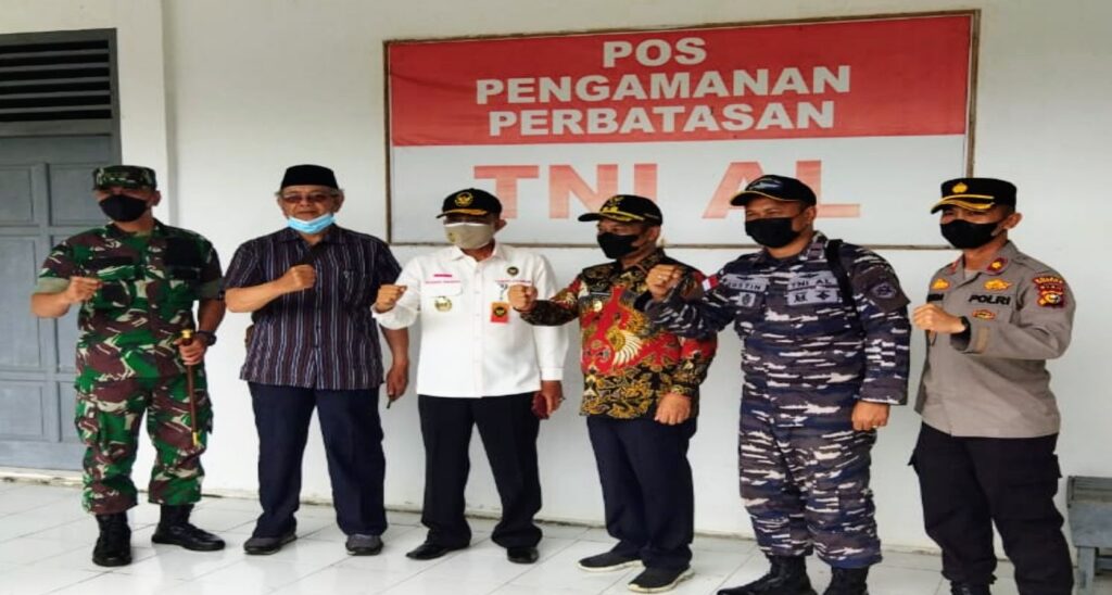 Polres Bengkalis Dampingi Tim Kemenko Polhukam RI Tinjau Wilayah Perbatasan di Desa Muntai, Ini Tekad Brigjen Suteikno Suleman