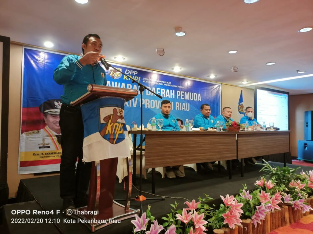 Sah! Musda DPD KNPI Provinsi Riau ke-XIV Tahun 2022 Resmi Dibuka