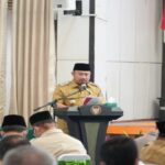 Teks foto : Bupati Kampar, H.Catur Sugeng Susanto, SH,MH saat membuka secara resmi Musrenbang Kabupaten Kampar Tahun 2022 (dok.Diskominfo Kampar).