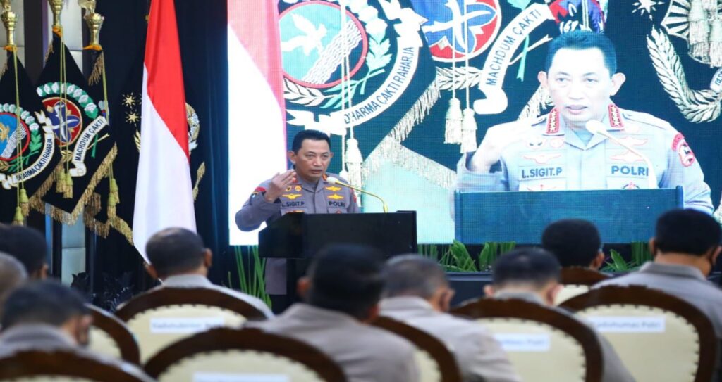Buka Rakernis Gabungan, Kapolri Harapkan Polri Presisi jadi Lompatan Jauh