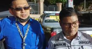 Teks foto : Katua KNPI Provinsi Riau, Larshen Yunus
