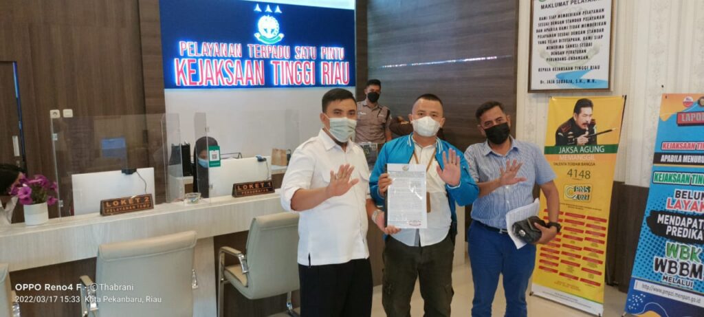 Kasus Korupsi di DLH Siak Resmi Dilaporkan ke Kejati Riau, KNPI: “Kabid Ali Amran Wajib Bertanggung Jawab!”