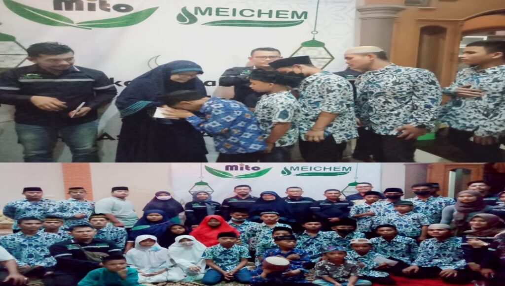 Berbagi Santunan Pada Anak Yatim Piatu, PT Mito Energi Indonesia Bersama IMBI Buka Puasa Bersama