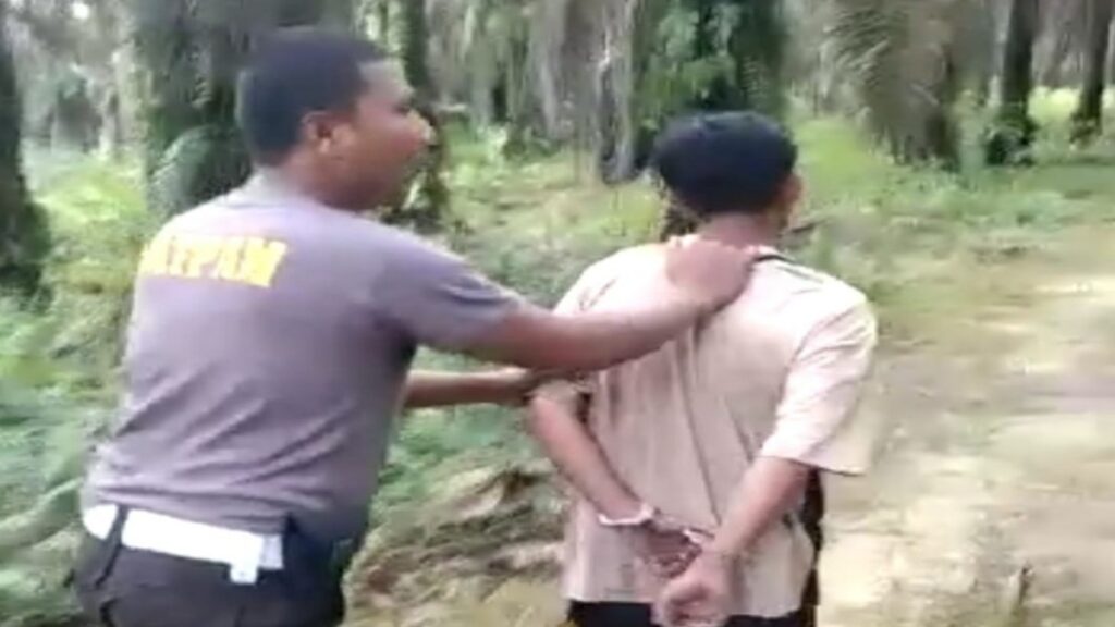 Security Binaan KNPI Riau Berhasil Tangkap Ninja Sawit