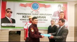 Resmi Jabat Ketua Harian LP KPK Riau, Feri Sibarani : Para Koruptor Jangan Biarkan Tidur Nyenyak