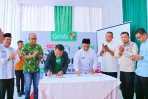 Sekdako Muhammad Jamil Hadiri Seremonial Kerjasama Grab dan Pemerintah Kota Pekanbaru