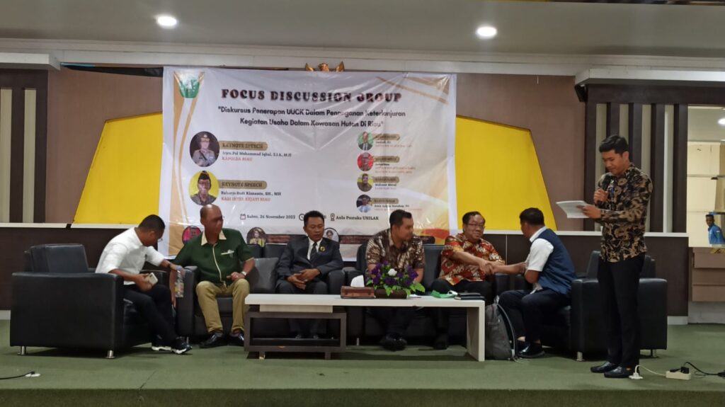 BEM Unilak Kabinet Sahitya Nawasena Gelar Fokus Disscuision