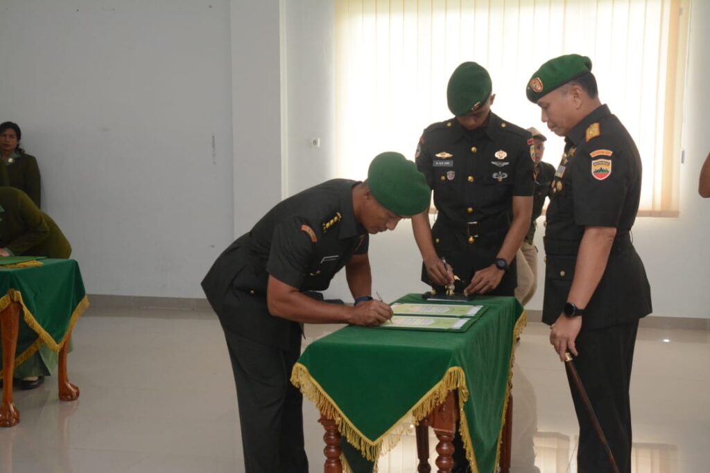Penyerahan Tugas, Wewenang dan Tanggung Jawab Jabatan Dandim 0301/Pekanbaru