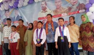 Bupati banyuasin H Askolani Hadiri Perpisahan 290 Siswa SDN KelasVi di Talang Kelapa