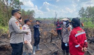 5 Hari Berjibaku Padamkan Api, Polsek Payung Sekaki Bersama Tim Gabungan Berhasil Melakukan Pendinginan di Area Karlahut