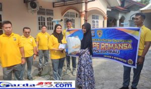 Jumpe Romansa Polda Riau Kembali Sambangi Masyarakat Yang Membutuhkan