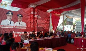 Rakorcam di Desa Rantau Harapan Kecamatan Rantau Bayur