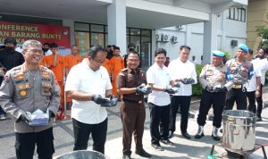 Ditresnarkoba Polda Riau Berhasil Ungkap 4 Kasus Pengedaran Narkoba Jaringan Internasional