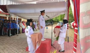 Camat Rantau Bayur pimpin upacara 17 Agustus 2023