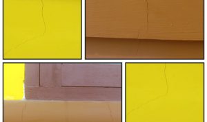 Diduga Tidak Sesuai Spesifikasi, Pembangunan USB SMAN 19 Pekanbaru Yang Baru Selesai Dikerjakan Sudah Rusak