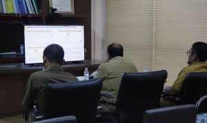 Pemkab Kampar Ikuti Rakor Rutin Pengendalian Inflasi Secara Virtual