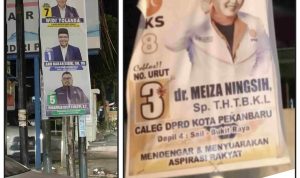 Bandel, Belum Masa Kampanye Baliho Caleg Sudah Marak, Ketua Bawaslu Riau : Itu Melanggar Harus di Copot