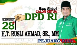 Visi Misi H.T Rusli Ahmad Pejuang Riau, Calon DPD RI No 28