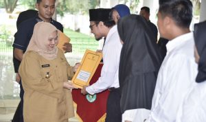 Bupati Kasmarni Serahkan SK Pengangkatan 2024, Kepada 341 Pemdes/Kelurahan Kabupaten Bengkalis