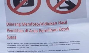 Pengawas TPS Diduga Kecolongan, Pemilih Lolos Bawa HP ke Bilik Suara