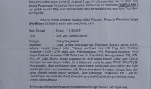 Jawaban Konfirnya Berbelit-belit, Ketua Umum SPMN Tuding Kabid Wasnaker Ada Kongkalikong Terhadap Koperasi Segati Jaya