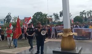 Gerlamata Lakukan Aksi Unjuk Rasa, Bupati Inhu Surati Menteri KLHK Terkait Persoalan PT. RPI