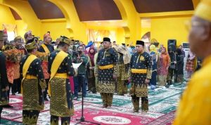 Bupati Siak Alfedri Dan Wabup Siak Husni Merza,di Beri Gelar Adat Oleh LAMR Siak,Alfedri:Gelar Adat Ini Merupakan Hadiah Istimewa 