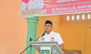 Bupati Kasmarni Safari Ramadhan di Kecamatan Bukit Batu, Acil Ucapkan Terimakasih dan Sampaikan Program Strategis