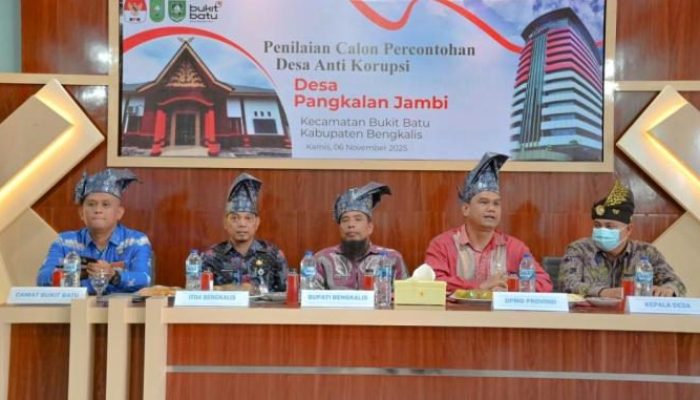 Pangkalan Jambi Wakili Bengkalis dalam Penilaian Desa Antikorupsi Riau 2025