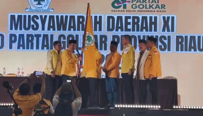 Musda XI Golkar Riau Tetapkan Yulisman sebagai Ketua Secara Aklamasi