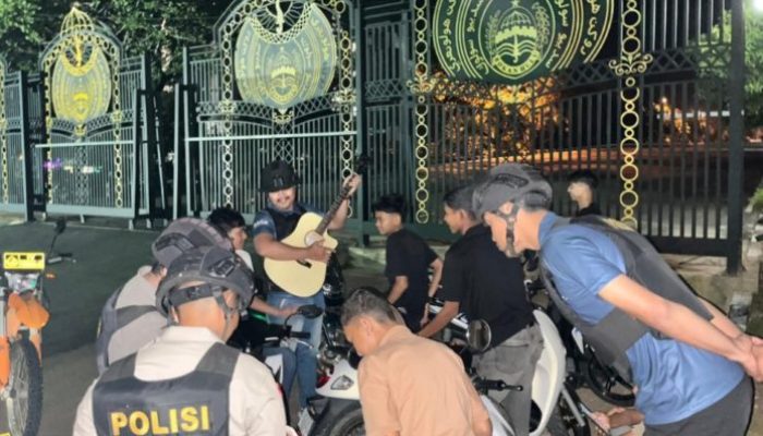 Patroli Blue Light Tegakkan Keamanan dan Cegah Aksi Premanisme di Rokan Hulu