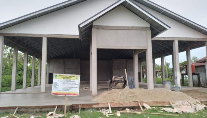 Pemdes Bukit Batu Giat Bangun Infrastruktur Melalui Dana Desa