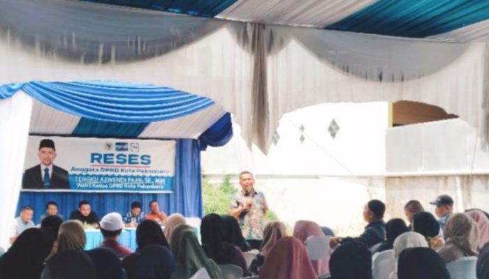 Tengku Azwendi Dorong Masterplan Penanggulangan Banjir Terintegrasi di Pekanbaru Saat Reses di Bukit Raya