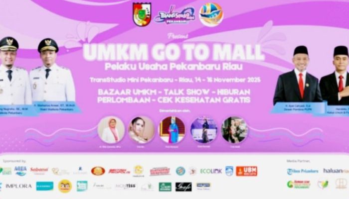 UMKM Go To Mall, PUPR Pekanbaru Dorong Kebangkitan Ekonomi Kerakyatan