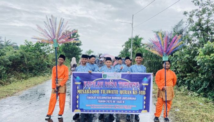 Pemdes Tamiang Meriahkan MTQ Ke 8 Kecamatan Bandar Laksamana serta ikuti Pawai Taaruf