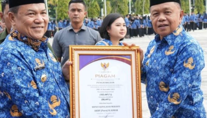 Komitmen Jaminan Kesehatan Gratis, Meranti Sabet UHC Award 2025