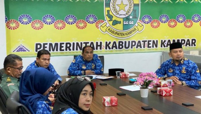 Asisten II Kampar Ikuti Rakor Pengendalian Inflasi dan Program Makan Bergizi Gratis
