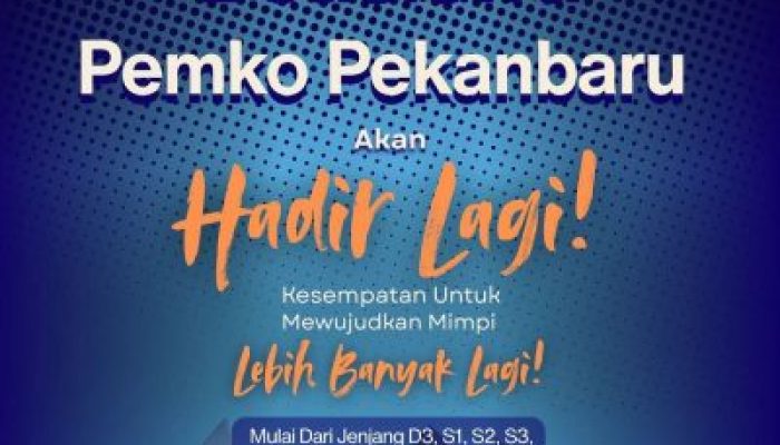 Kabar Baik! Pemko Pekanbaru Sediakan Beasiswa untuk D3, S1, S2, S3, Disabilitas, dan Hafidz Quran