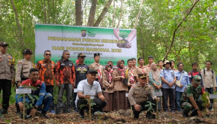 Hari Pohon Sedunia, PT KPI RU II Sungai Pakning Lakukan Penanaman Pohon Serentak di Arboretum Gambut Marsawa