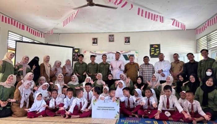 Kelas Rusak Jadi Sorotan, Grity-Z Datangi SDN 020 Pangkalan Baru