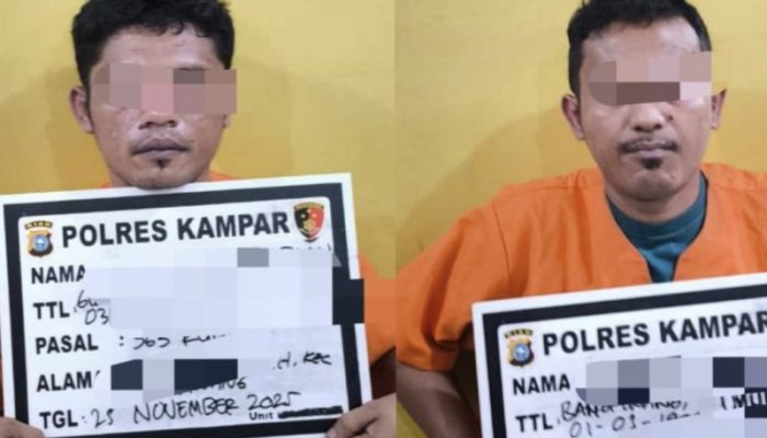 Aksi Pencuri Motor di Bangkinang Terungkap, Polisi Sita Barang Bukti
