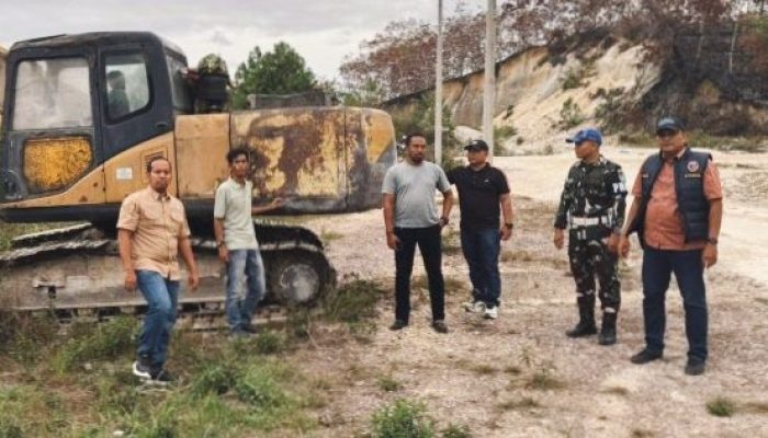 Ekskavator Ditinggal di Salo Timur, Pemilik Galian C Masih Diburu